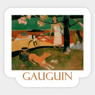 Pastorales Tahitiennes by Paul Gauguin Sticker